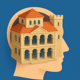 Memory palace illustration